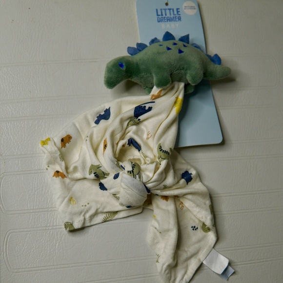 Dinosaur Print Baby Onesie and Hat Set - Picture 3 of 3